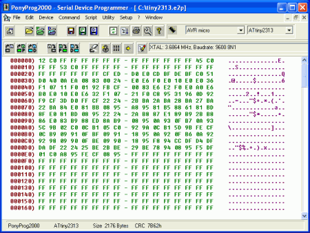 ponydump 450x338 Download PonyProg Software para programar dispositivos seriais como reset de eeprom de chips de impressora