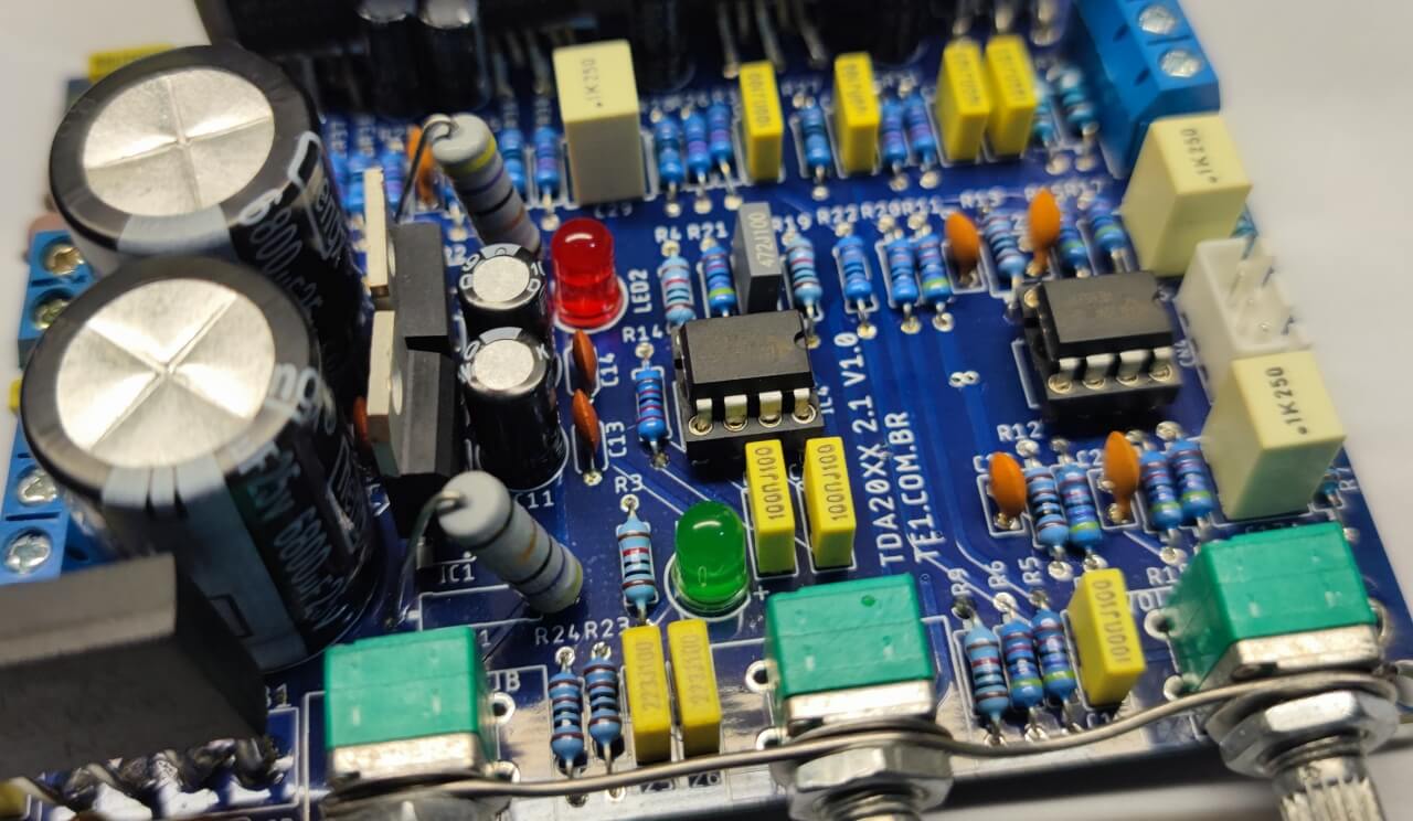 Circuito Amplificador Tda2030 2.1 Ou Lm1875 2.1 – Toni Eletrônica